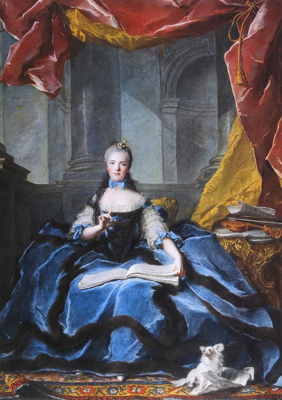 Madame Adélaïde di Francia, Laboratorio Nattier - Museo Nazionale dei Musei di Versailles e Trianon